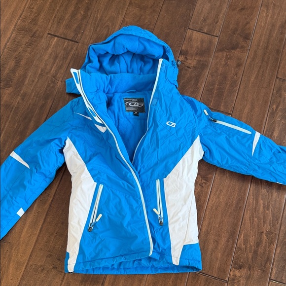 Cb Sport Jackets & Blazers - CB Women's Blue and White Ski Jacket